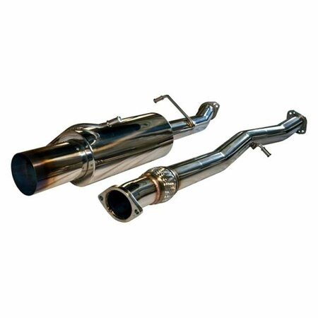 HANDS ON 02-07 WRX-STi Catback Exhaust Polished Tips HA3832959